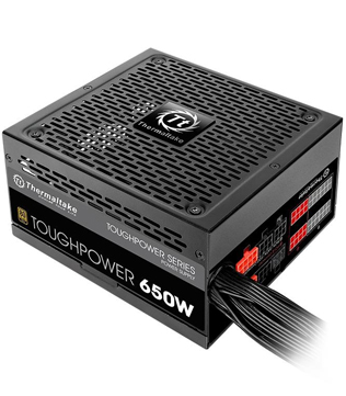 Thermaltake Toughpower 650 Watt 650 Plus Gold Power Supply