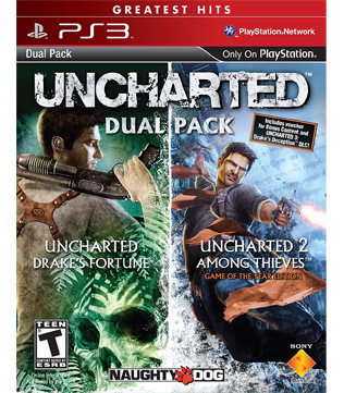 Uncharted Dual Pack  Uncharted  Drakes Fortune & Uncharted 2 Among Thieves (Game Of The Year Edition) PS3