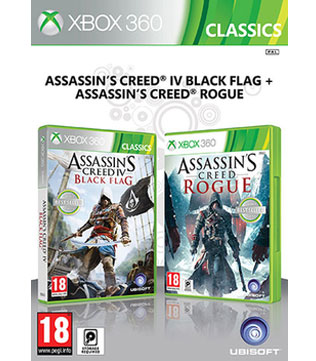 Assassins Creed Double Pack Black Flag & Rogue Xbox 360