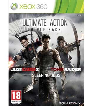 Ultimate Action Triple Pack  Just Cause 2/Sleeping Dogs/Tomb Raider Xbox 360