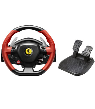Thrustmaster Racing Wheel for Xbox One Ferrari 458 Spider Edition (Red & Black)