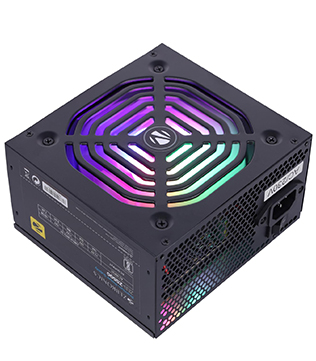ZEBRONICS ZS500 500 Watt RGB Fan Non Modular Power Supply (Black)