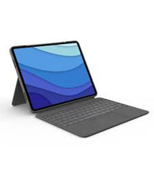 Logitech Combo Touch Keyboard for iPad Pro 12.9 inch (5th and 6th gen) (Grey)