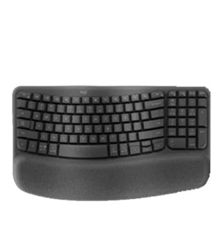 Logitech Wave Keys Wireless Ergonomic Keyboard