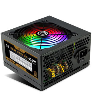 Circle CG Raw Power 650W RGB Pro 80 Plus Bronze Power Supply (Black)
