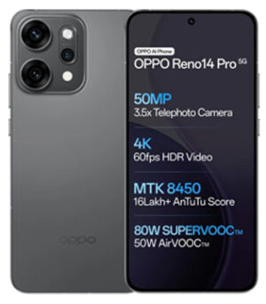Oppo Reno14 Pro 12GB RAM, 256GB Storage (Any Color)